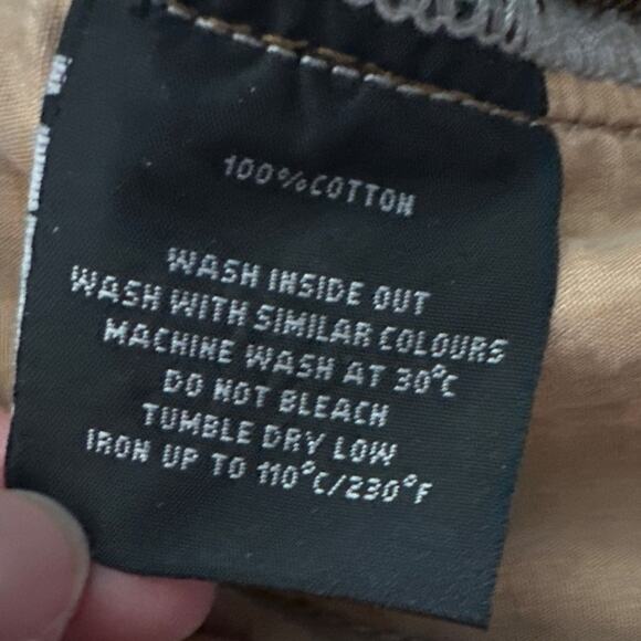 Ditch Baggy Straight Fit Zipper Cargo Jeans 30x30 - Picture 6 of 8